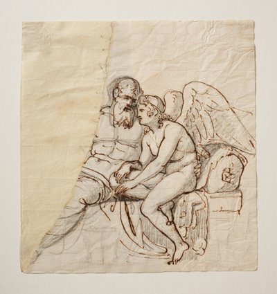 Amor og Anacreon af Bertel Thorvaldsen